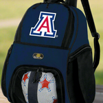 University of Arizona Soccer Ball Backpack or Arizona Wildcats Volleyball Sports Gear Bag