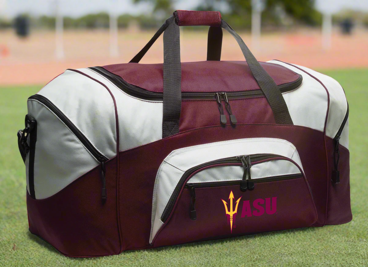 Arizona State Large Duffel Bag ASU Suitcase Luggage Bag