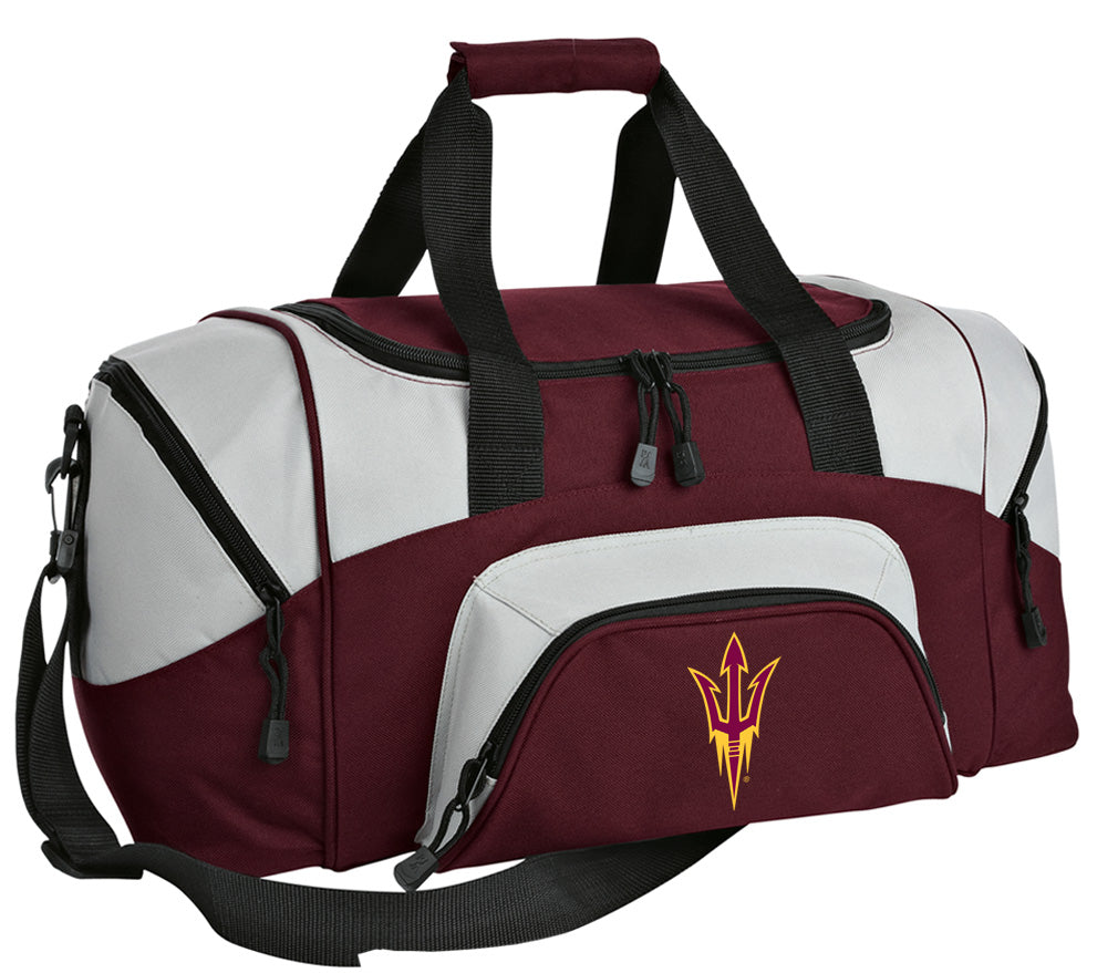 ASU Small Duffel Bag Arizona State University Carryon Suitcase or Gym Bag