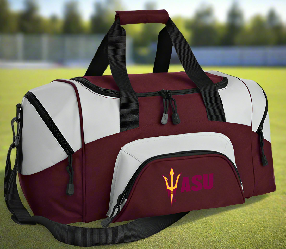 Arizona State Small Duffel Bag ASU Carryon Suitcase or Gym Bag