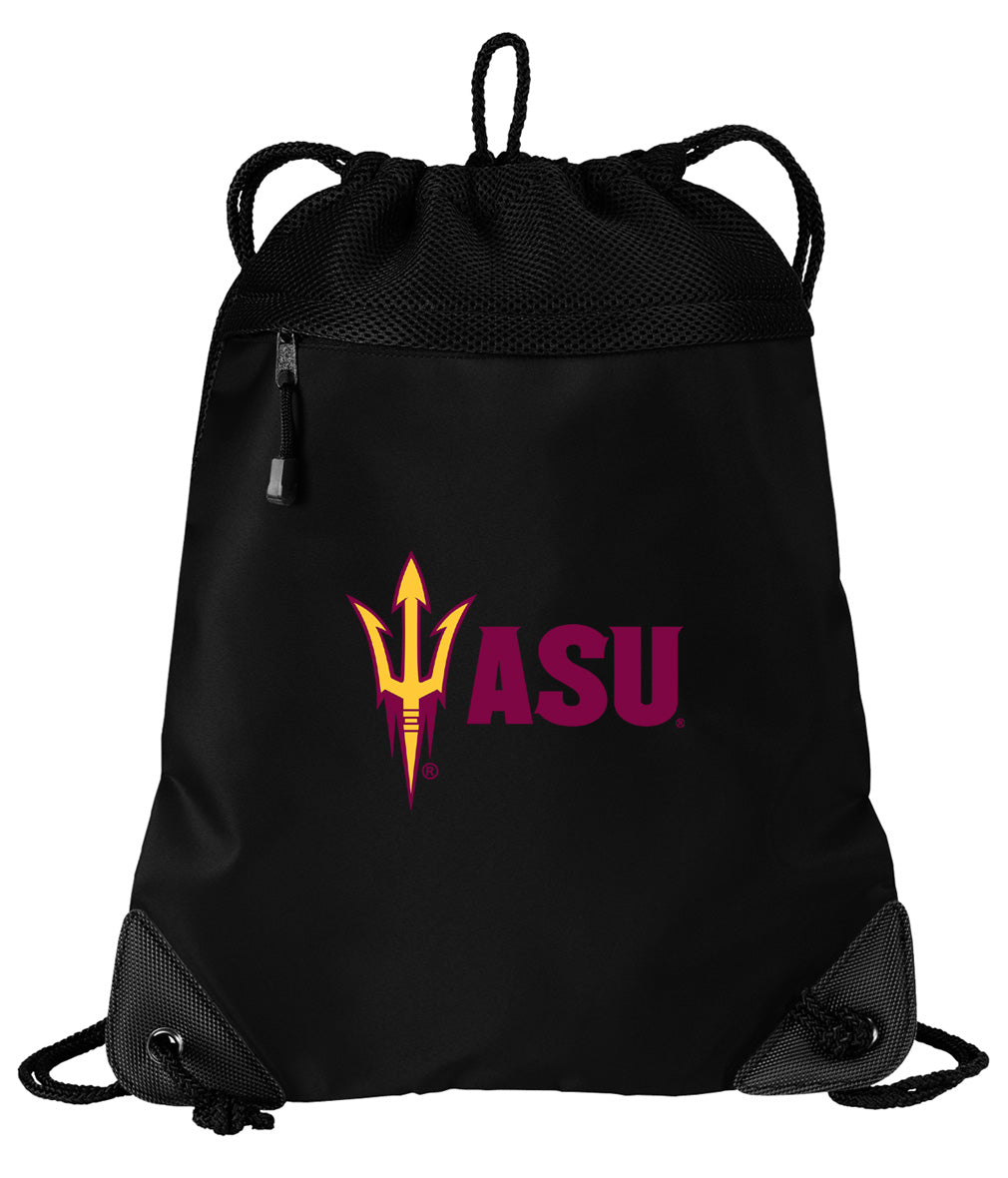 Arizona State Drawstring Backpack ASU Cinch Pack - Mesh & Microfiber