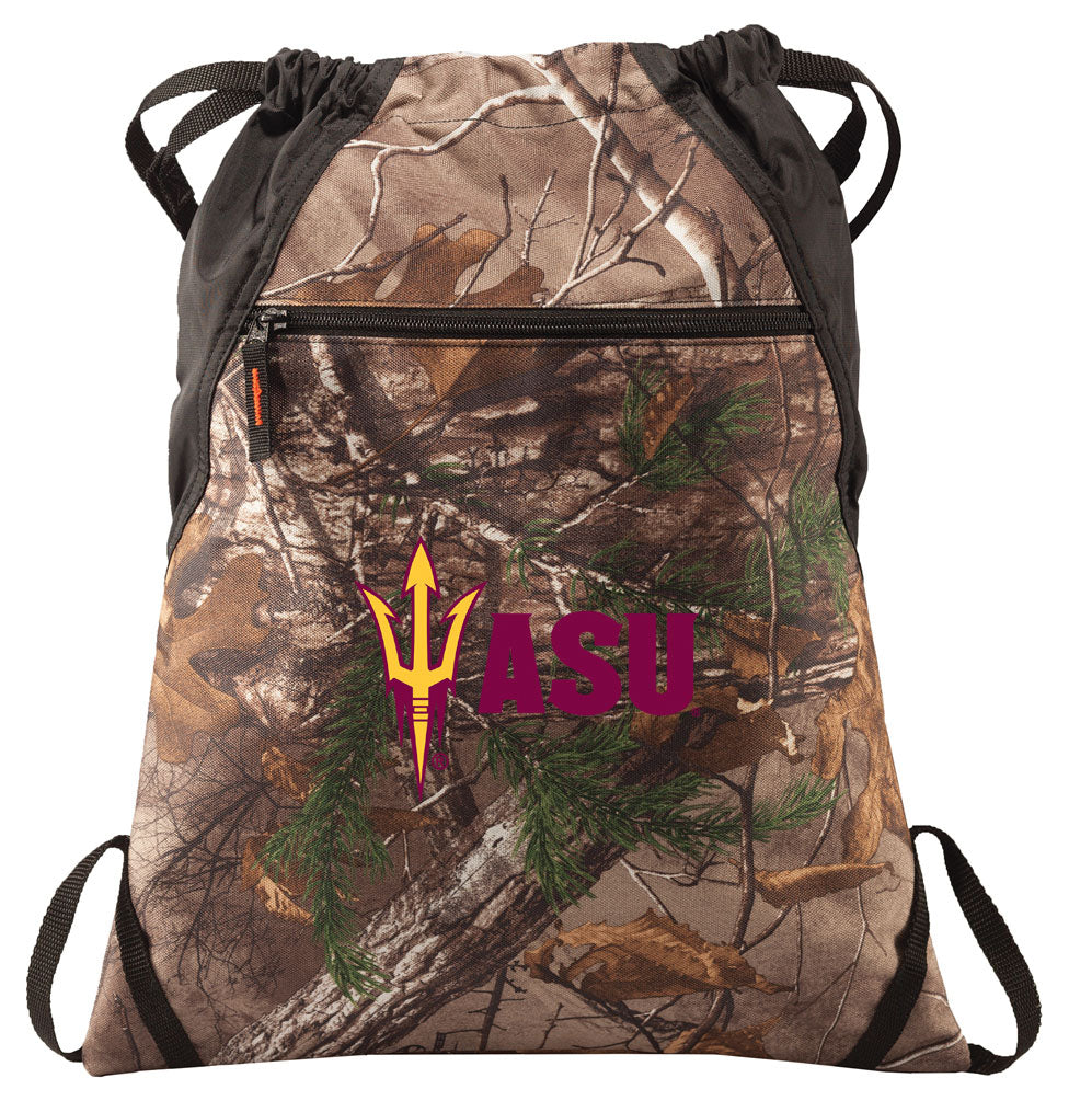 Arizona State Camo Cinch Pack ASU Drawstring Backpack Bag