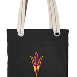 ASU Tote Bag Arizona State University Deluxe Canvas Shoulder Bag