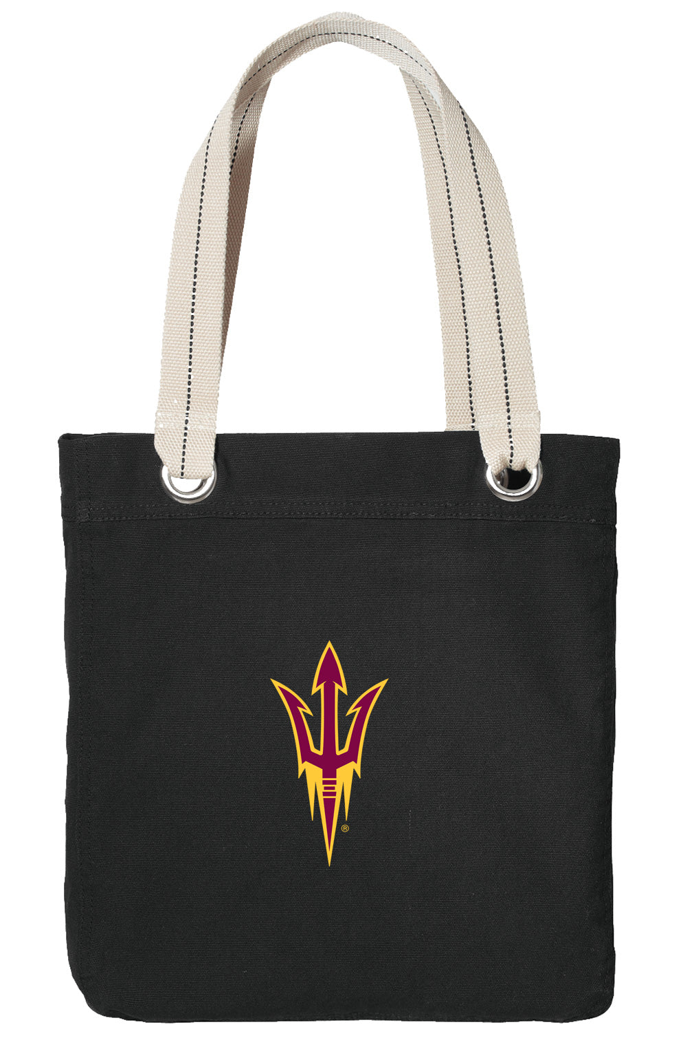 ASU Tote Bag Arizona State University Deluxe Canvas Shoulder Bag