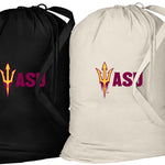 Arizona State Laundry Bags 2 PC Set ASU Clothes Bags