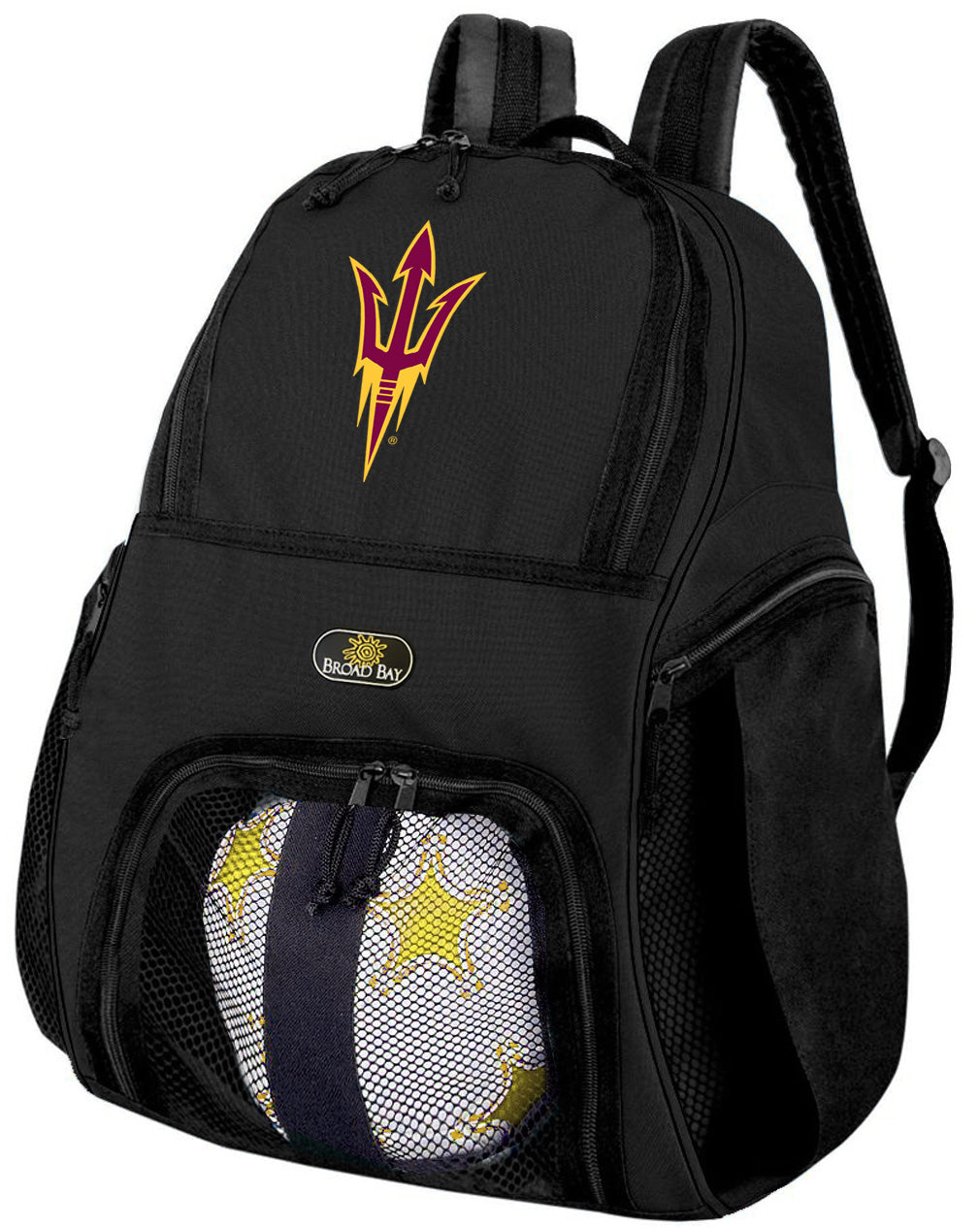 ASU Soccer Ball Backpack or Arizona State University Volleyball Sports Gear Bag