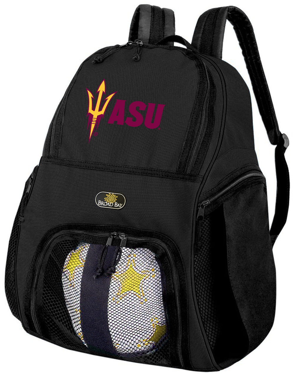 Arizona State Soccer Ball Backpack or ASU Volleyball Sports Gear Bag