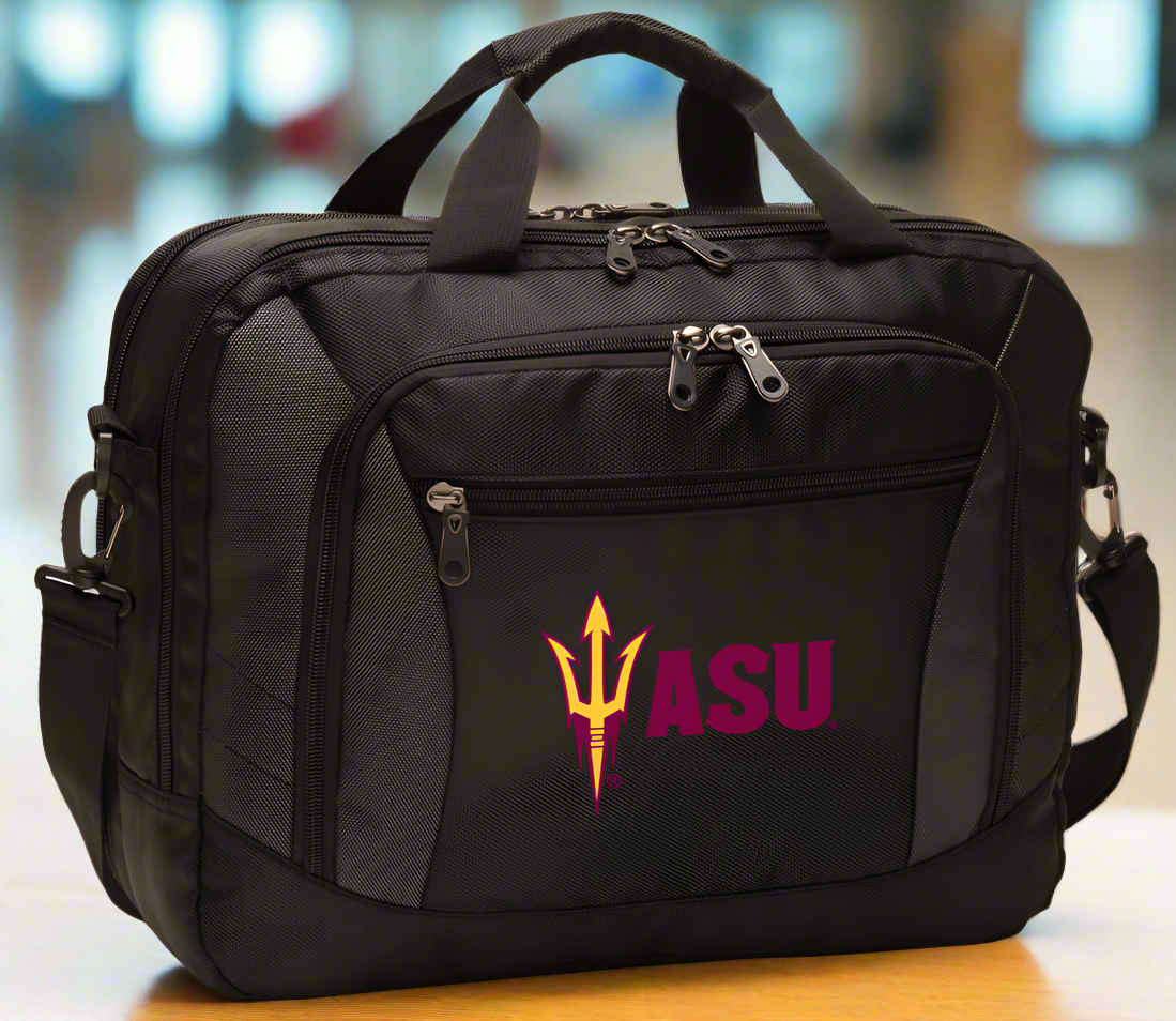 Arizona State Laptop Computer Bag ASU Logo Messenger Bag