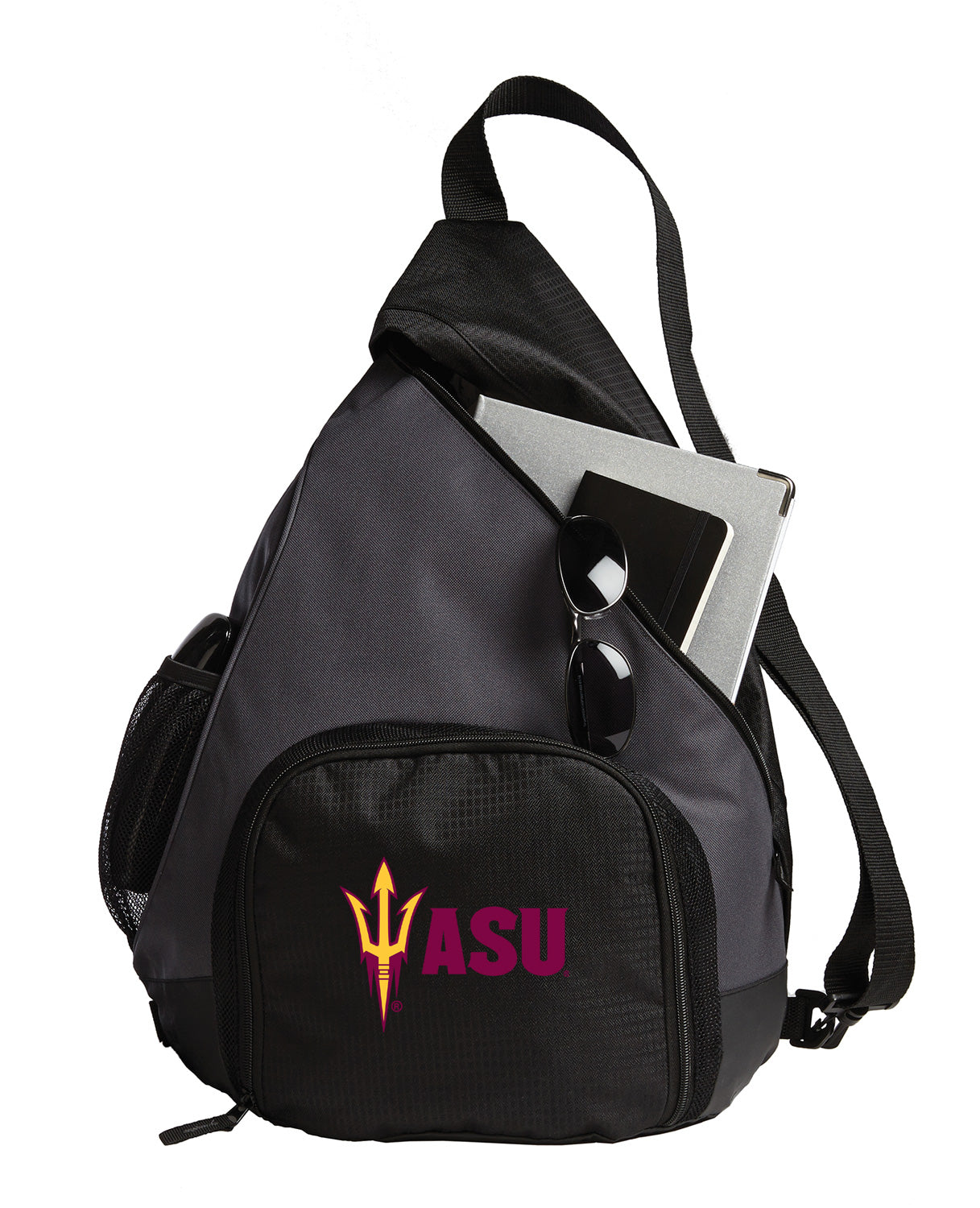 Arizona State  ASU Backpack with Soccer Ball or Volleyball Bag Sports Gear Compartment Practice Bag