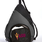 Arizona State  ASU Backpack with Soccer Ball or Volleyball Bag Sports Gear Compartment Practice Bag