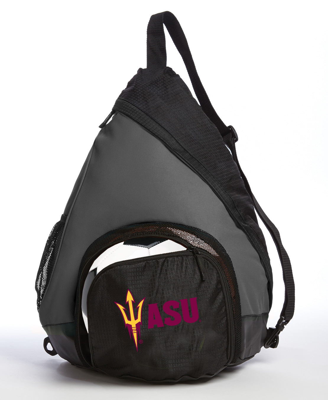 Arizona State  ASU Backpack with Soccer Ball or Volleyball Bag Sports Gear Compartment Practice Bag