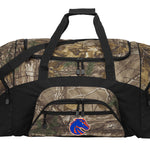 Boise State Camo Large Duffel Bag Broncos Suitcase Travel Bag or Sports Gear Bag