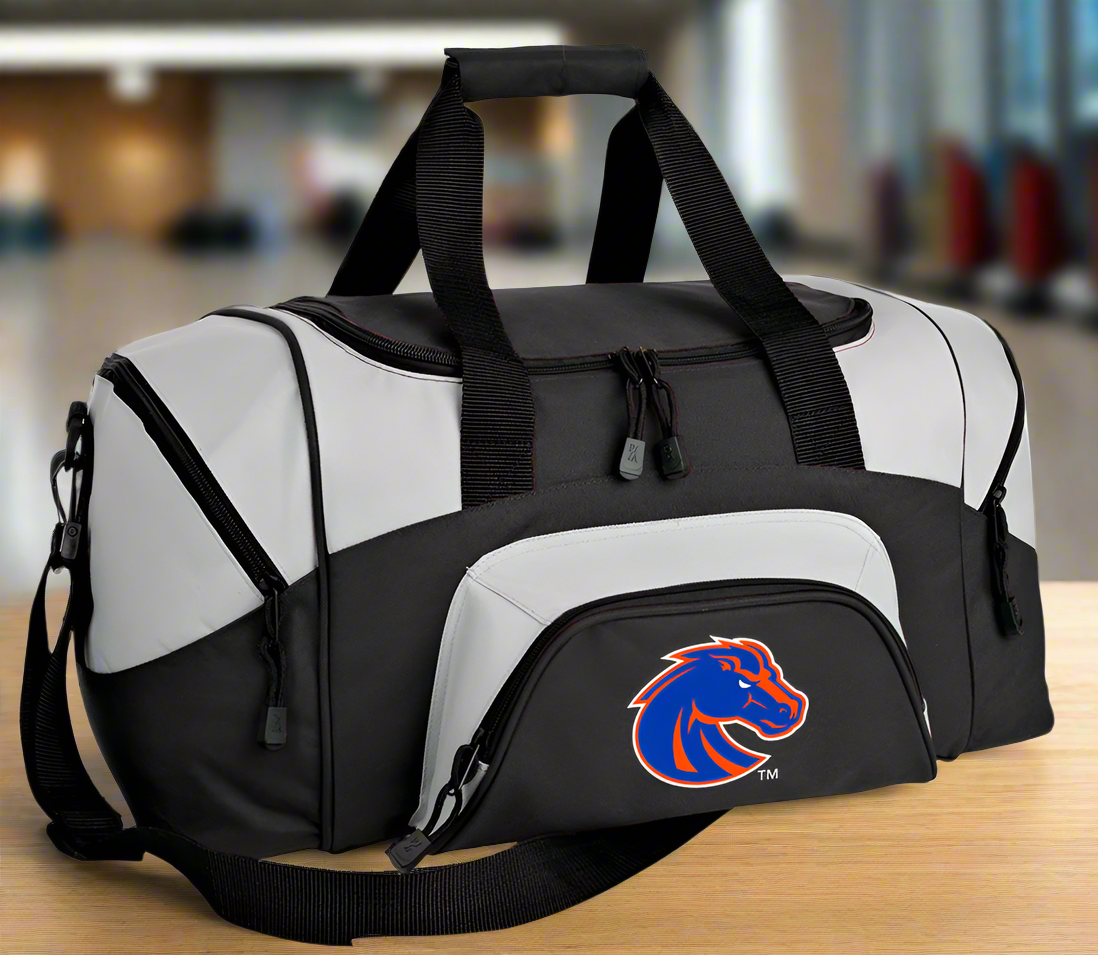 Boise State Small Duffel Bag Broncos Carryon Suitcase or Gym Bag