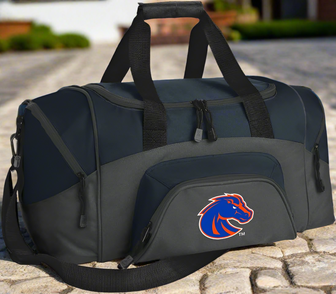 Boise State Small Duffel Bag Broncos Carryon Suitcase or Gym Bag