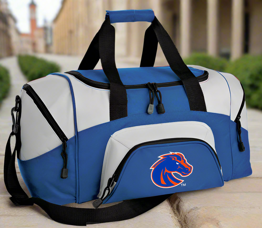 Boise State Small Duffel Bag Broncos Carryon Suitcase or Gym Bag