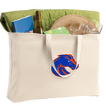 Boise State Large Tote Bag Broncos Jumbo Tote for Beach Pool or Travel