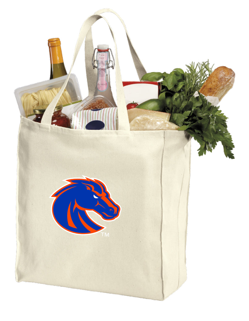 Boise State Grocery Shopping Bag Broncos Reusable Cotton Bag