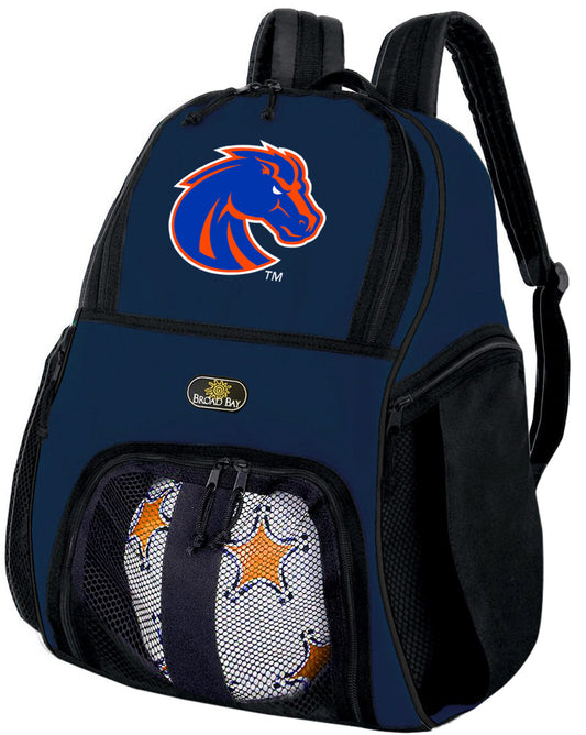 Boise State Soccer Ball Backpack or Broncos Volleyball Sports Gear Bag