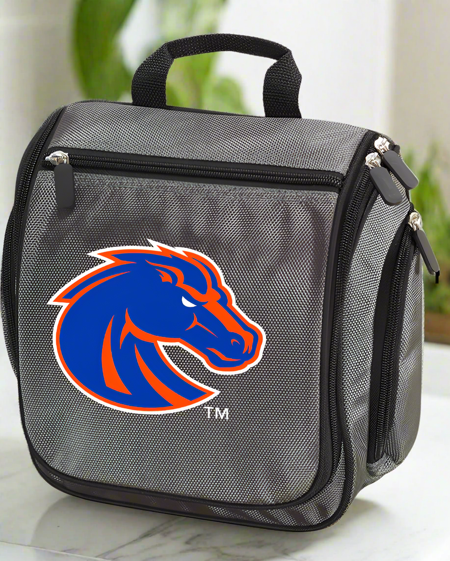 Boise State Toiletry Bag or Mens Broncos Travel Shaving Kit