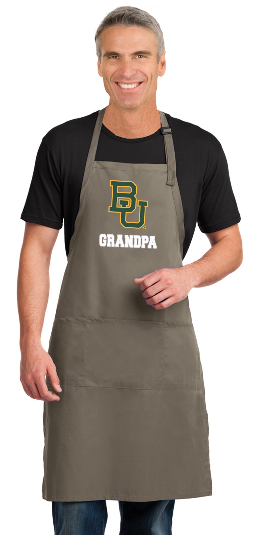 Baylor University Large Apron BU Bears Apron - Adjustable with Pockets