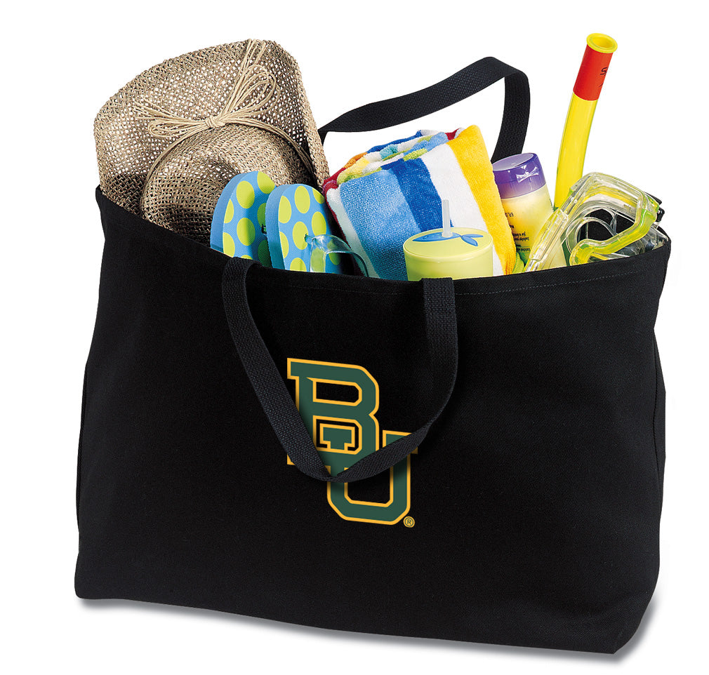 Baylor University Large Tote Bag BU Bears Jumbo Tote for Beach Pool or Travel