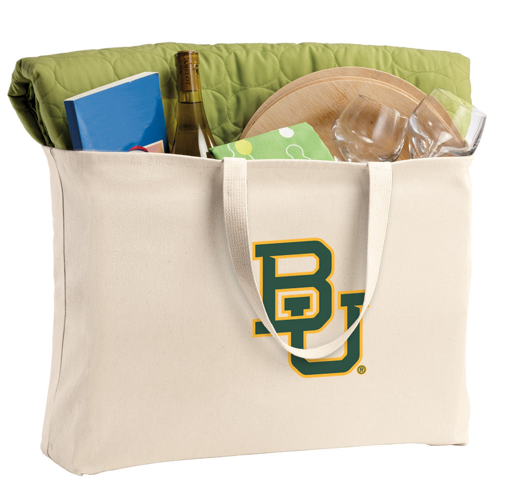 Baylor University Large Tote Bag BU Bears Jumbo Tote for Beach Pool or Travel