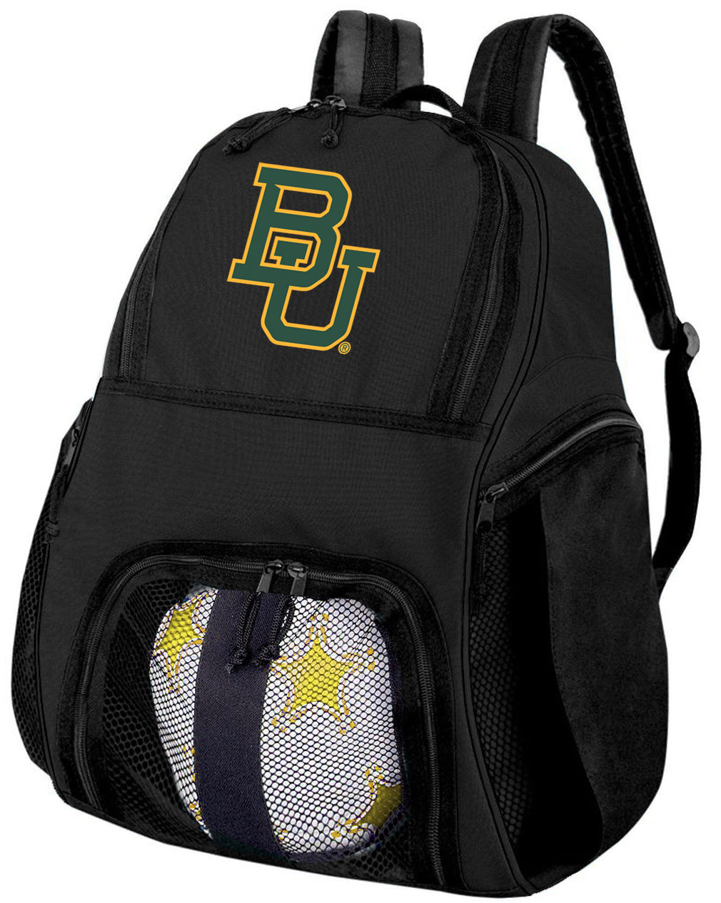 Baylor University Soccer Ball Backpack or BU Bears Volleyball Sports Gear Bag