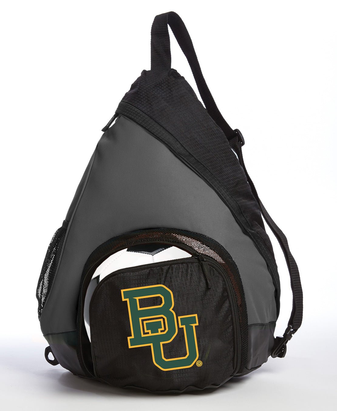 Baylor University Sling Backpack BU Bears Bag with Soccer Ball or Volleyball Bag Sports Gear Compartment Practice Bag