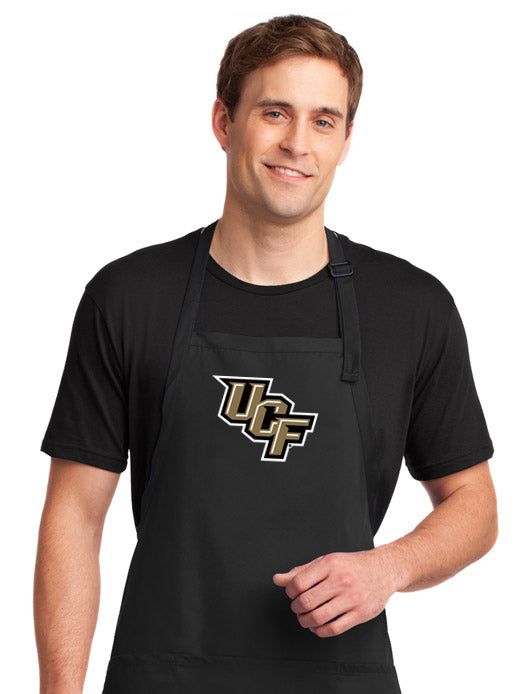 University of Central Florida Apron Official UCF Logo Aprons - Stain Resistant Fabric