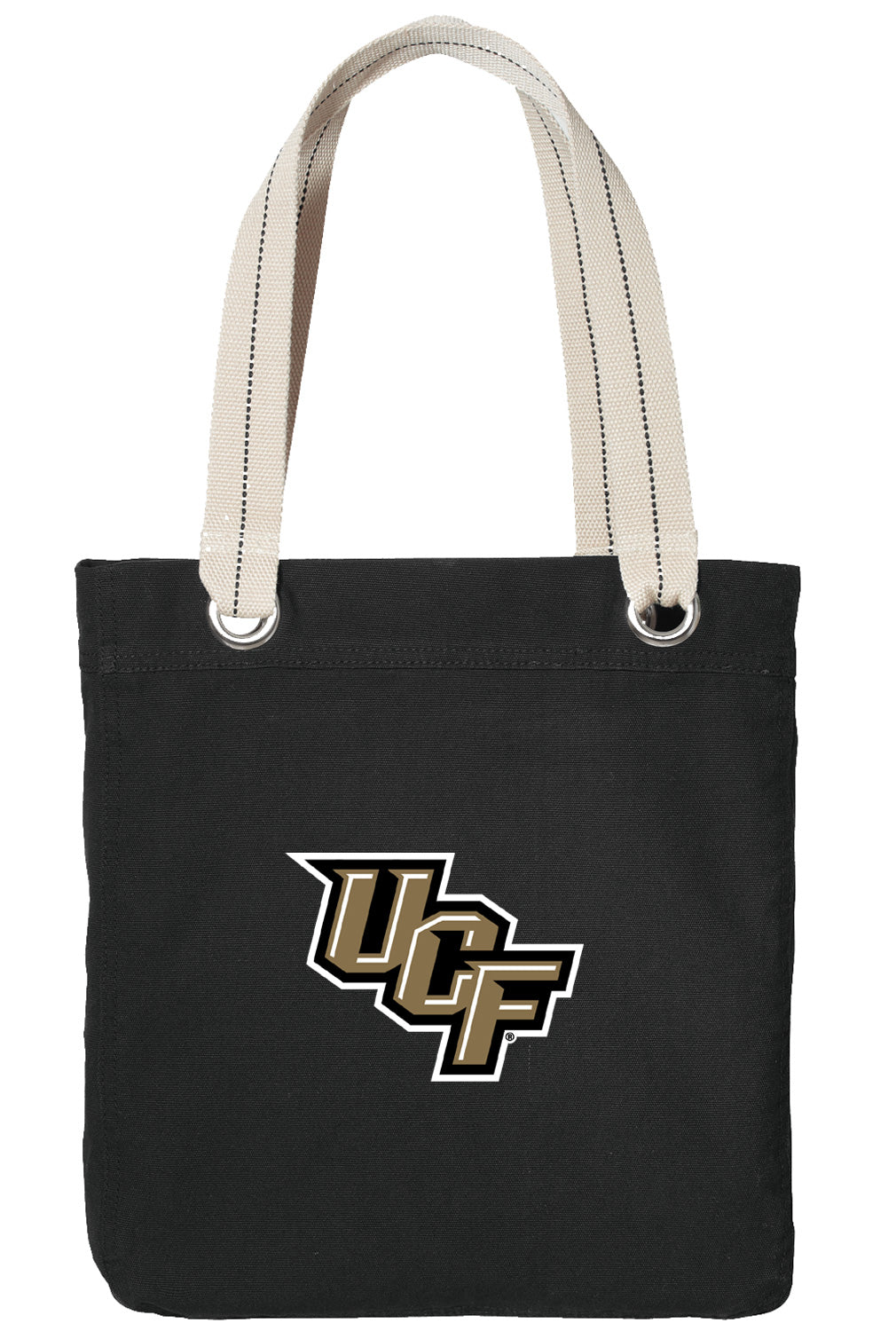 UCF Tote Bag Central Florida Deluxe Canvas Shoulder Bag