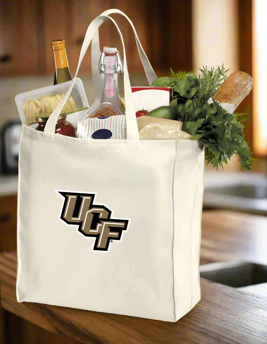 UCF Grocery Shopping Bag Central Florida Reusable Cotton Bag