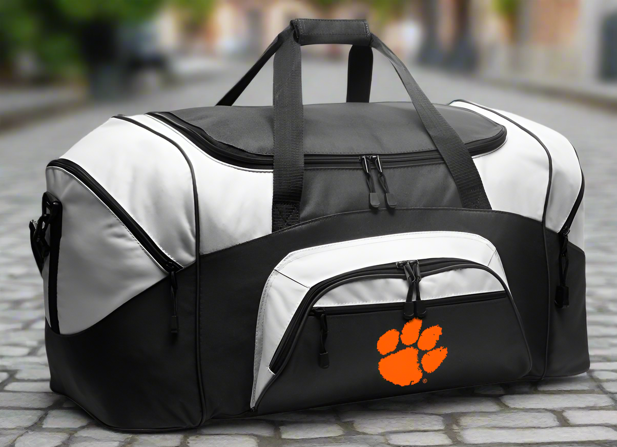 Clemson Large Duffel Bag Clemson Tigers Suitcase Luggage Bag