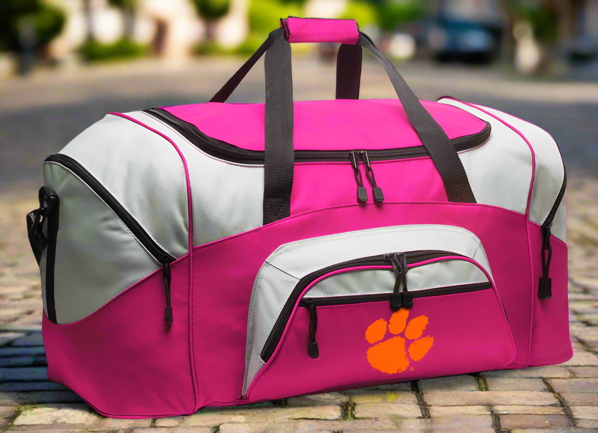 Clemson Large Duffel Bag Clemson Tigers Suitcase Luggage Bag