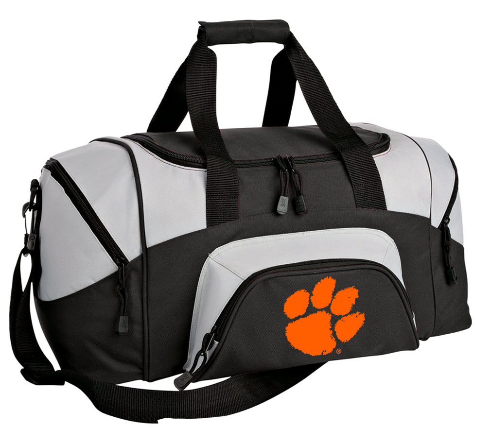 Clemson Small Duffel Bag Clemson Tigers Carryon Suitcase or Gym Bag