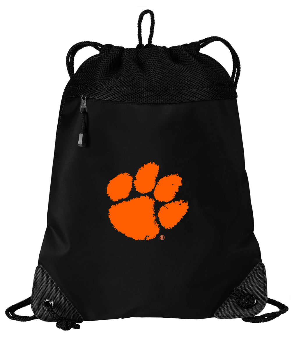 Clemson Drawstring Backpack Clemson Tigers Cinch Pack - Mesh & Microfiber