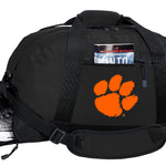 Clemson Duffel Bag Clemson Tigers Gym or Sports Bag with Shoe Pocket