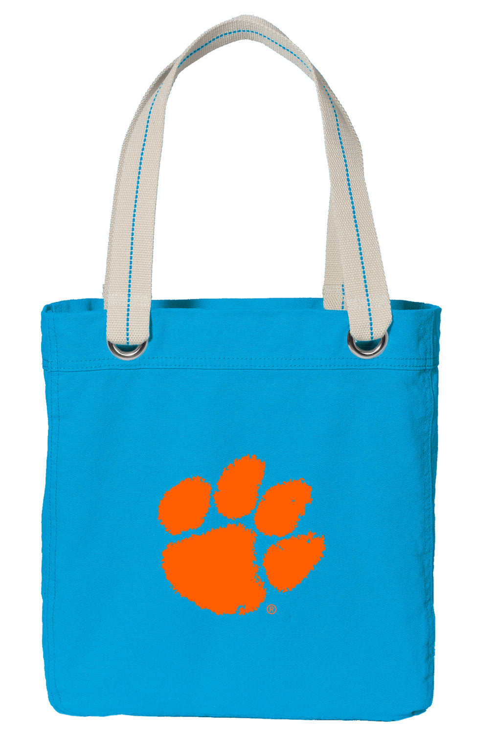 Clemson Tote Bag Clemson Tigers Deluxe Canvas Shoulder Bag