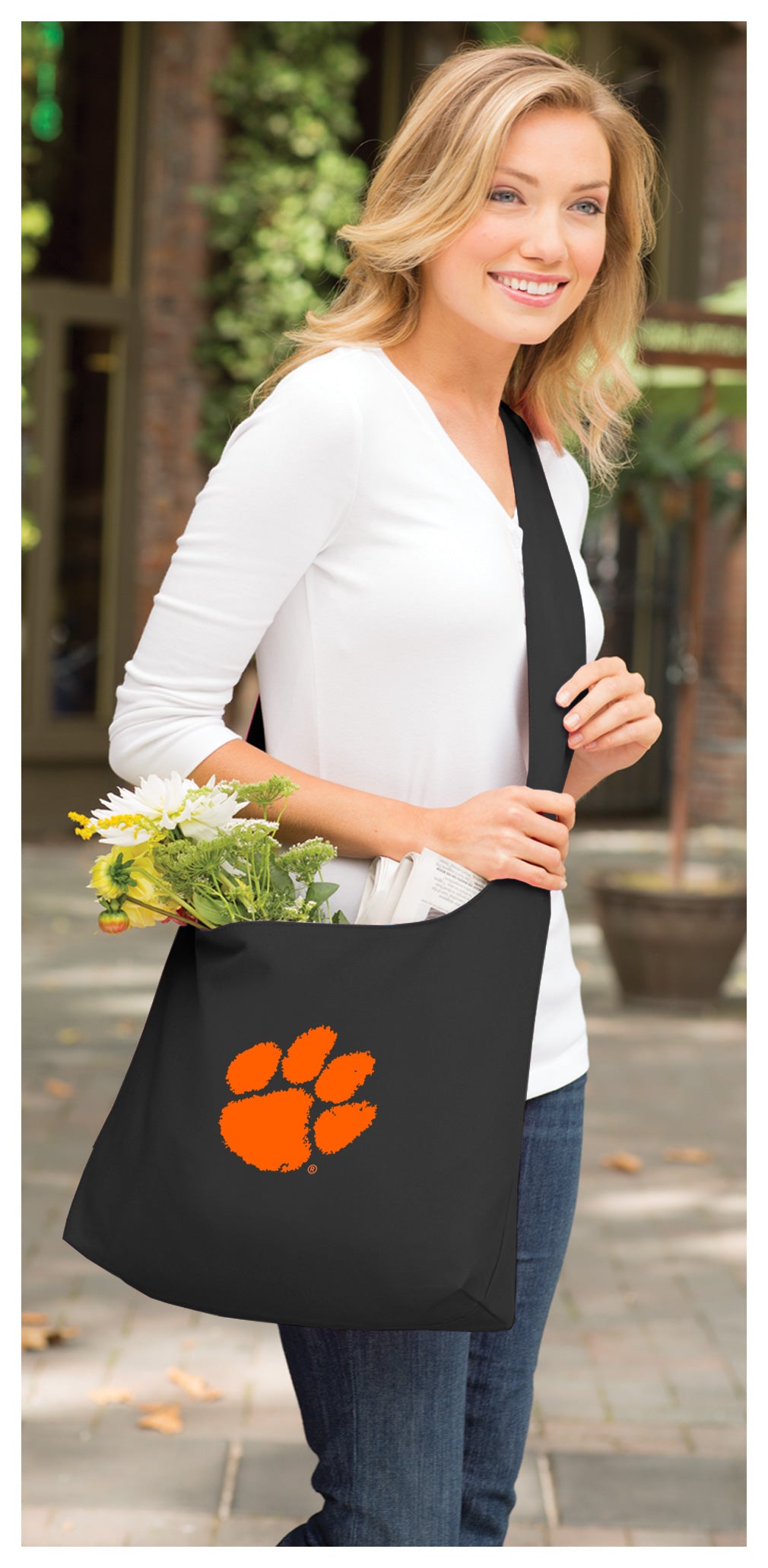 Clemson Cross Body Bag Clemson Tigers Shoulder Tote Bag - Sling Style