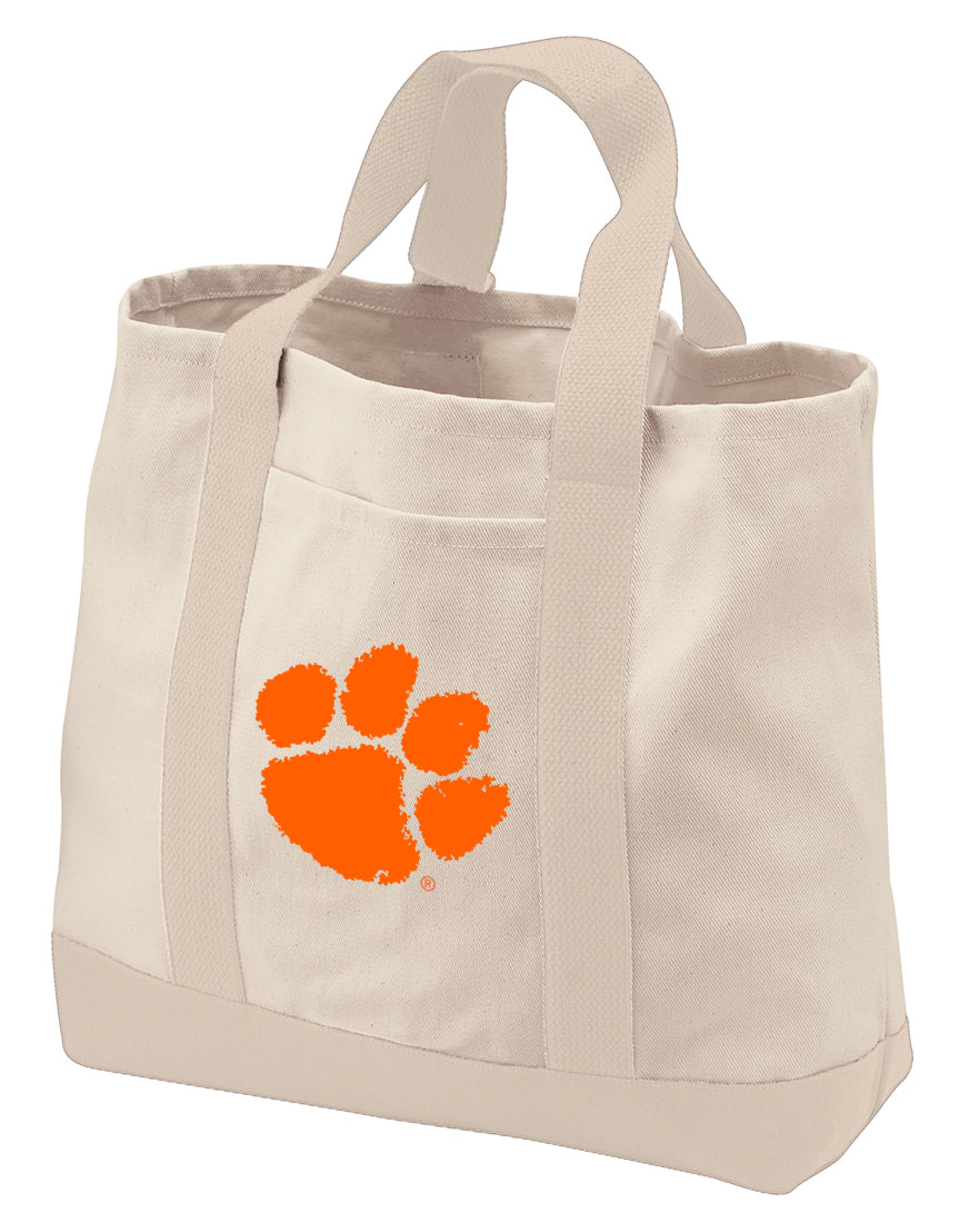 Clemson Canvas Tote Bag Clemson Tigers Classic Tote