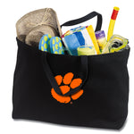 Clemson Large Tote Bag Clemson Tigers Jumbo Tote for Beach Pool or Travel