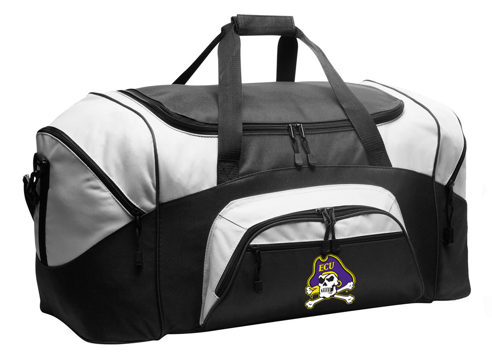 East Carolina Large Duffel Bag ECU Pirates Suitcase Luggage Bag