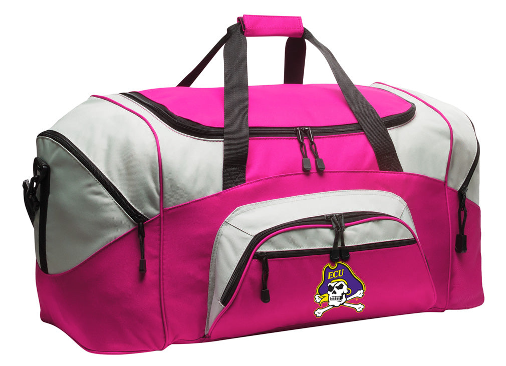 East Carolina Large Duffel Bag ECU Pirates Suitcase Luggage Bag