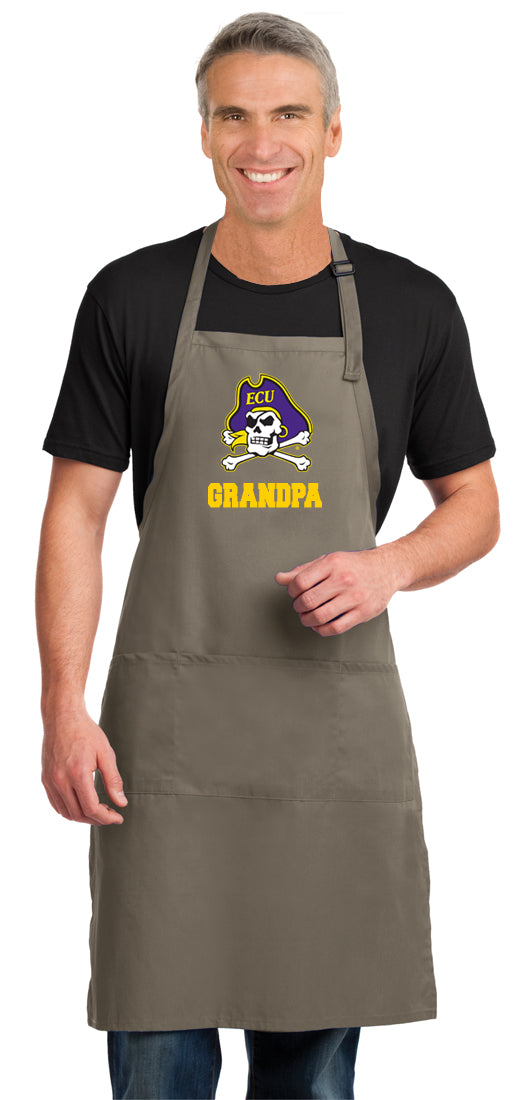 East Carolina Large Apron ECU Pirates Apron - Adjustable with Pockets