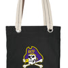 East Carolina Tote Bag ECU Pirates Deluxe Canvas Shoulder Bag