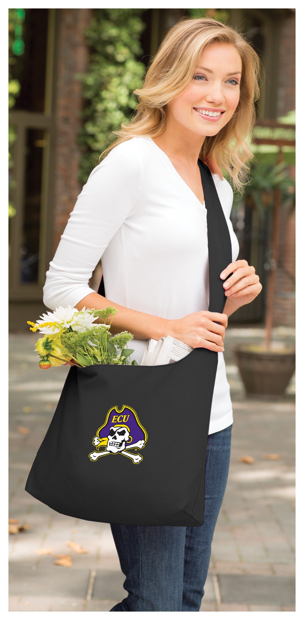 East Carolina Cross Body Bag ECU Pirates Shoulder Tote Bag - Sling Style