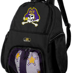 East Carolina Soccer Ball Backpack or ECU Pirates Volleyball Sports Gear Bag