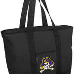 East Carolina Tote Bag ECU Pirates Large Zippered Tote