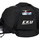 EKU Duffel Bag Eastern Kentucky Gym or Sports Bag with Shoe Pocket