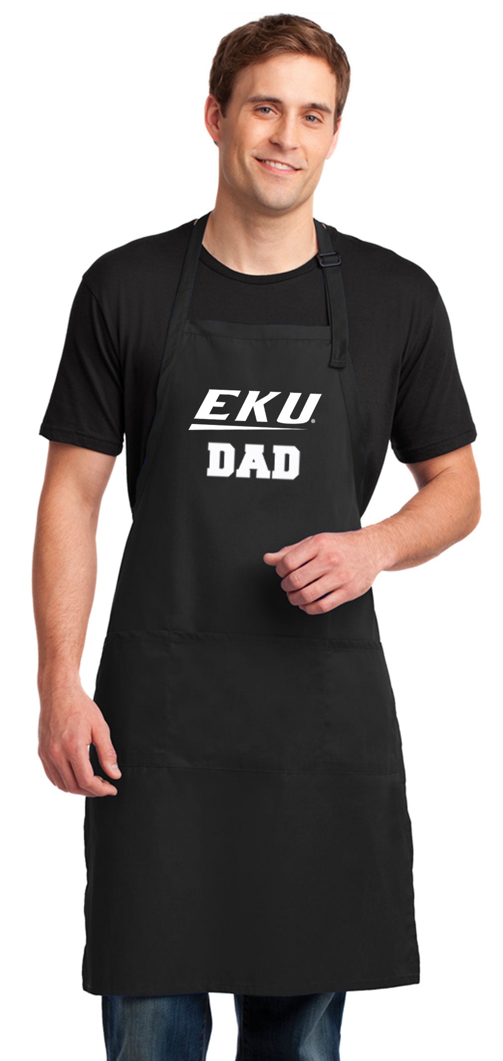 EKU Large Apron Eastern Kentucky Apron - Adjustable with Pockets