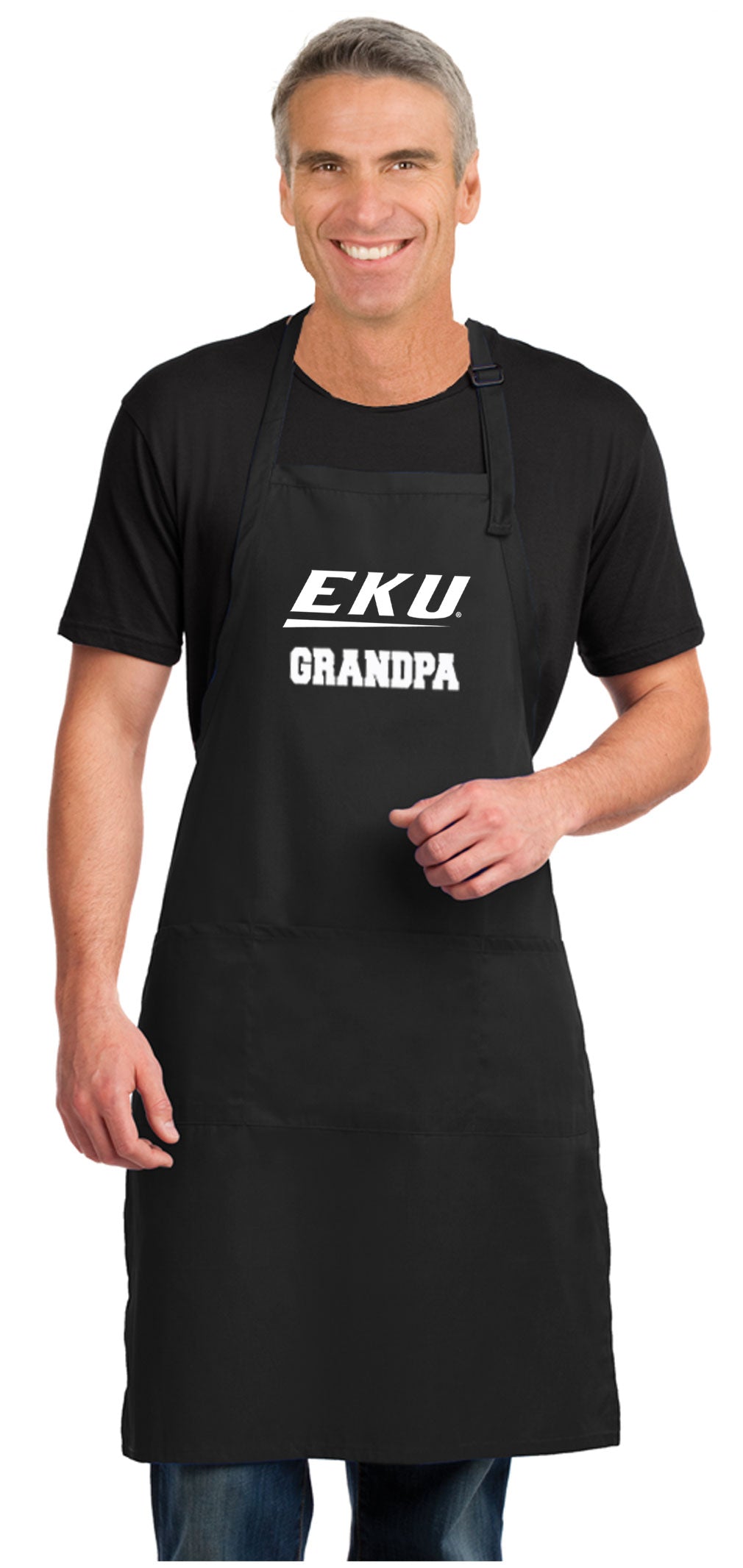 EKU Large Apron Eastern Kentucky Apron - Adjustable with Pockets